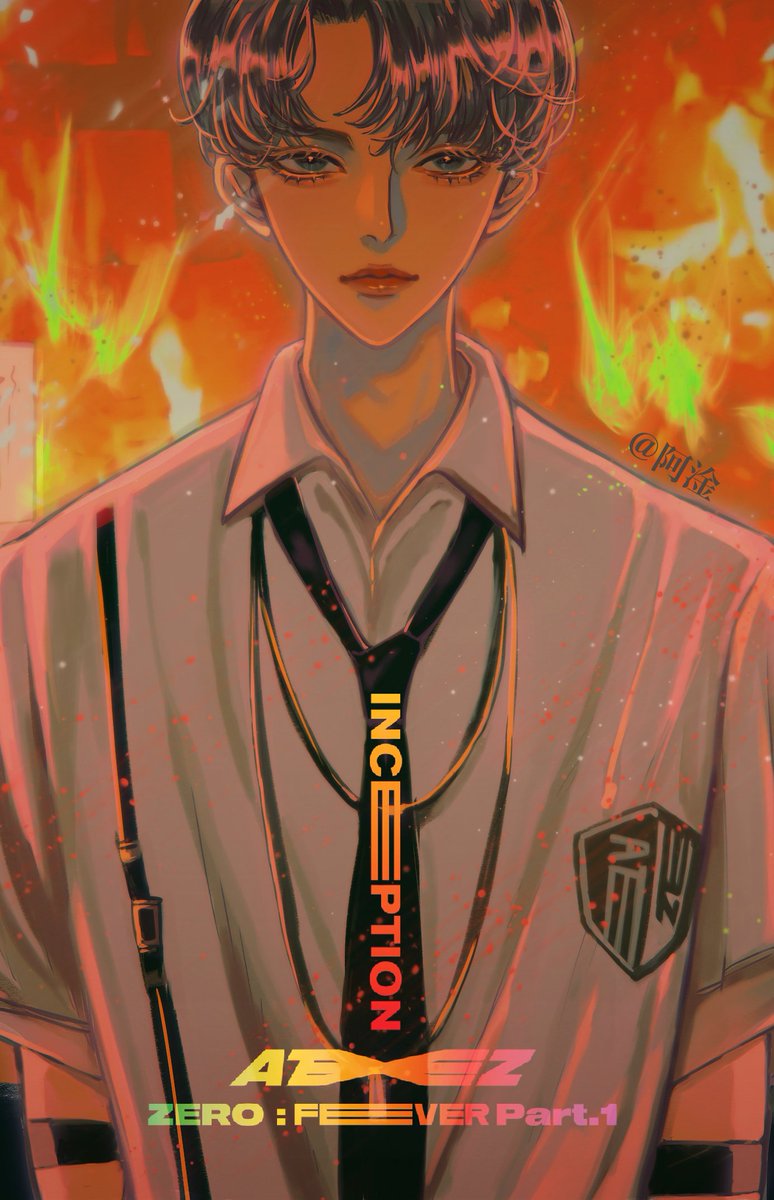 「???? : ????? ????.1 
Seonghwa? ​

#ATEEZ」|Berserk_阿淦のイラスト