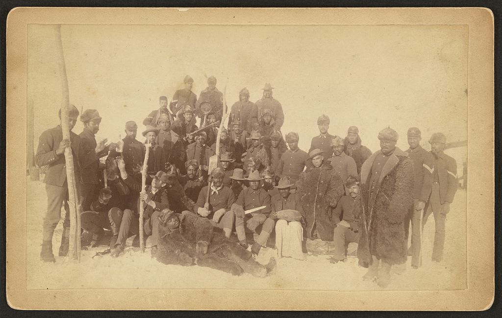 In 1866, Congress established 6 all-Black regiments after the #CivilWar. The service members were nicknamed Buffalo Soldiers due to their curly hair, which resembled a buffalo's coat. They also served as national parks caretakers. We celebrate them on this #BuffaloSoldiersDay.