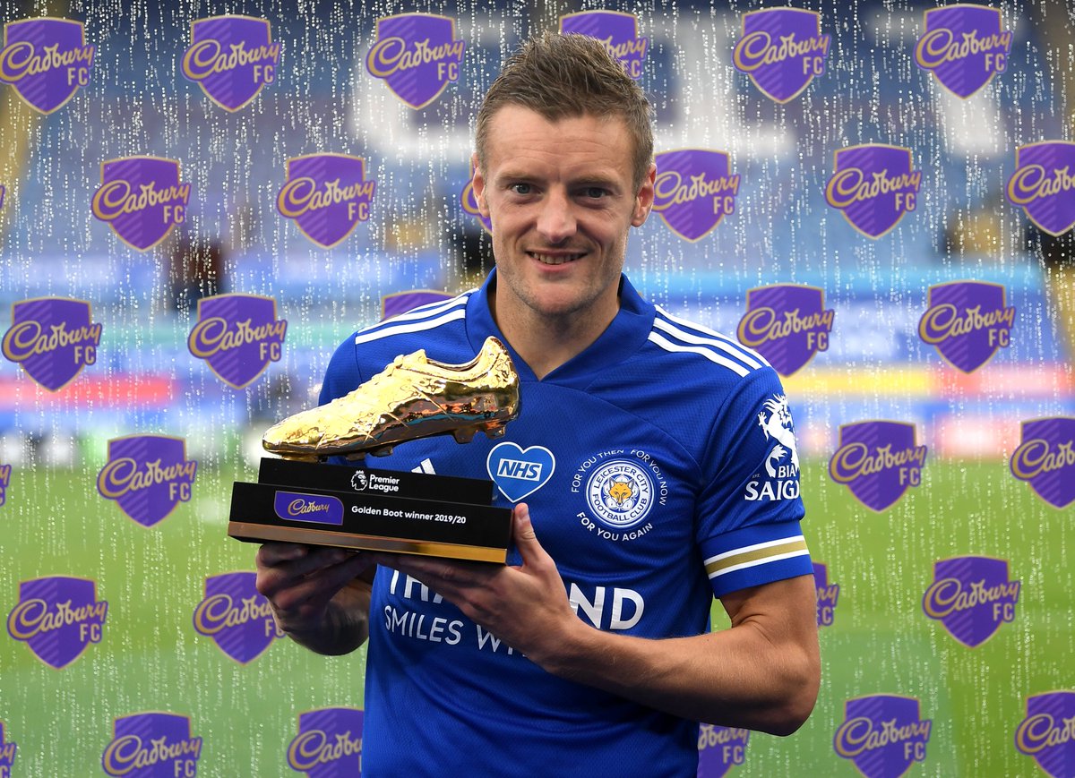 In 2012 <a href="/vardy7/">Jamie Vardy</a> was in the third division of English football with <a href="/ftfc/">Fleetwood Town Football Club</a> 

8 years later he's the <a href="/premierleague/">Premier League</a> Golden Boot winner 😎