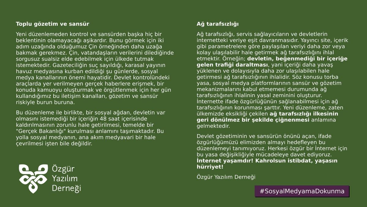 Özgür Yazılım Derneği tweet media