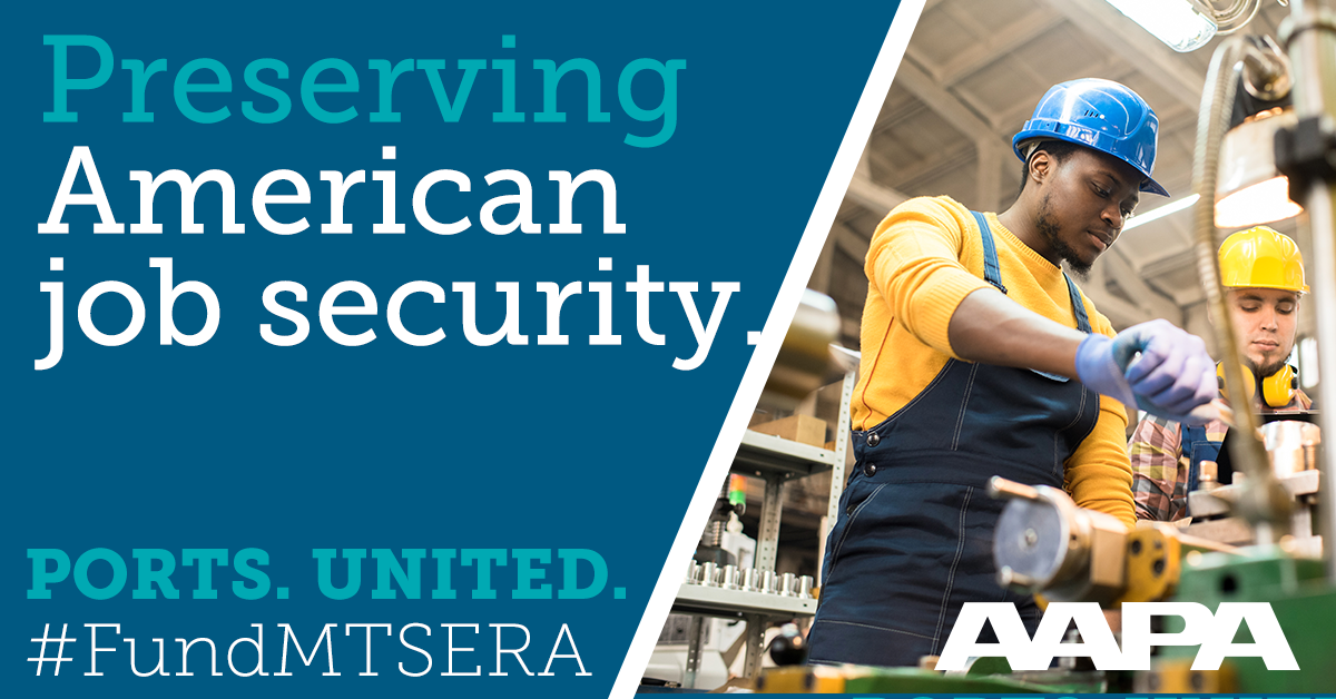 PortsUnited's tweet photo. Seaport cargo activity supports the employment of nearly 31 million Americans. #PortsUnited #FundMTSERA https://t.co/SWtdd3Slin