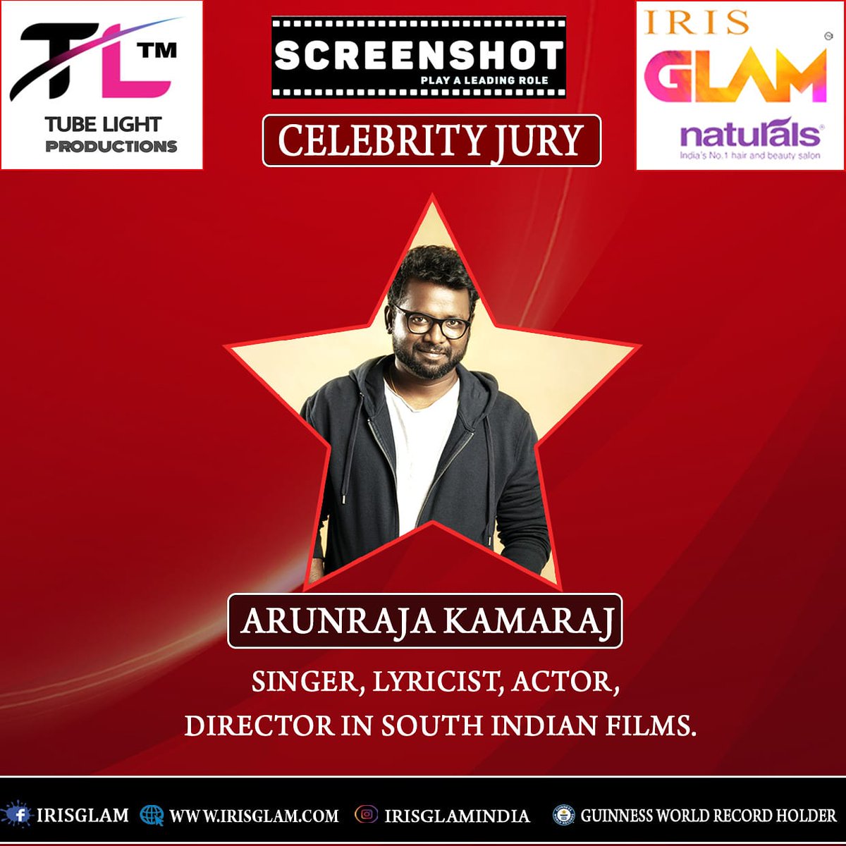 Tubelightprodu1's tweet photo. Thank you Mr.Arunraja Kamaraja @Arunrajakamaraj for be being the Celebrity Jury for Director's choice category.
Tube Light Productions and Iris Glam powered by Naturals present Screenshot: A Virtual Acting Contest
#screenshot #tubelightproductions #irisglam #virtualcontest https://t.co/gJUIupa08L