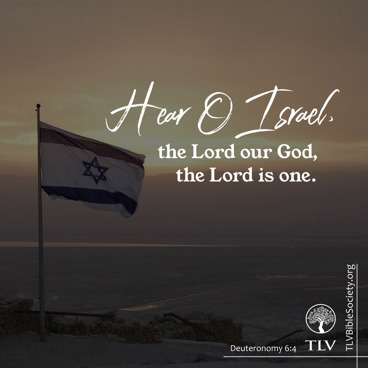 TLVBible's tweet photo. Hear O Israel, the Lord our God, the Lord is one.
Deuteronomy 6:4 TLV

#tlvbible #verseoftheday📖 #scriptureverseoftheday  #biblereading #treeoflifeversion https://t.co/c7Tr3C1D5O
