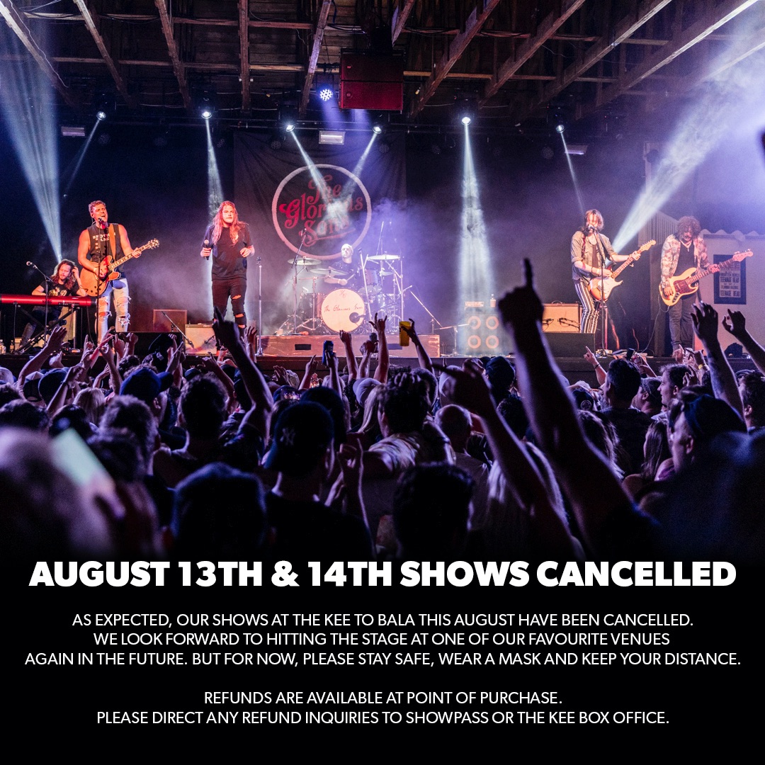 Due to restrictions around COVID-19, our shows at <a href="/TheKEEtoBala/">The KEE to Bala</a> on Aug 13&amp;14 have been cancelled. Refunds available at the point of purchase. 

We hope to be back at The Kee down the line, until then stay safe, wear a mask and keep your distance. 

- the boys.