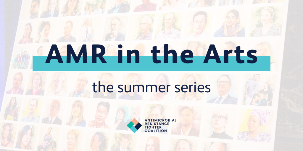 AMResistance's tweet photo. Starting this week, we will be launching our Summer Series: AMR in the Arts.
Our goal is to highlight art from global creators, in multiple mediums, as we make an effort to understand #AMR through creativity.
Please share your favorite pieces! #AMResistanceFighters #AMRArt https://t.co/HqkCPg7caN