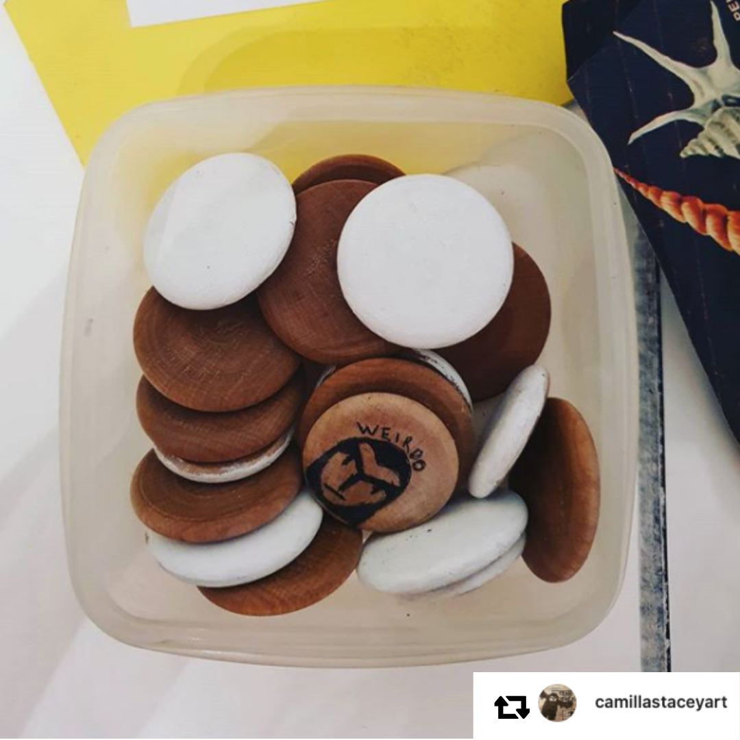 CultivatorCorn's tweet photo. We loved catching this work in progress from @CamillaStacey on the #CreativesTogether hashtag! We are keeping an eye on her weirdo brooches and can’t wait to see how they develop!
 #CultivatorConnects #SpotlightMonday https://t.co/SEjqofBjie