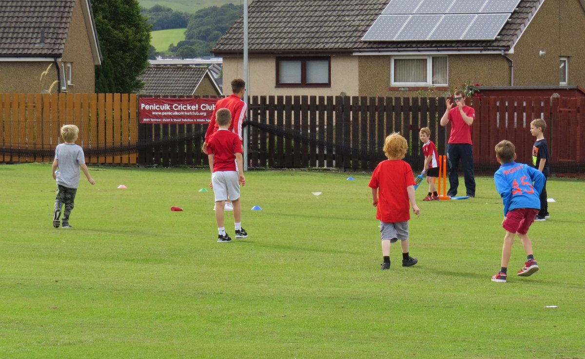 juniorpythons's tweet photo. An awesome return to cricket last Friday for our @PenicuikCC youngsters! 🤩🤩

5️⃣0️⃣ kids all back playing cricket at the club!

Thanks to everyone for following the guidelines + well done to the coaches and volunteers for the set up! 👍👍

#thepythonsareback 🐍🐍🏏🏏 https://t.co/yYiZz0nlDS