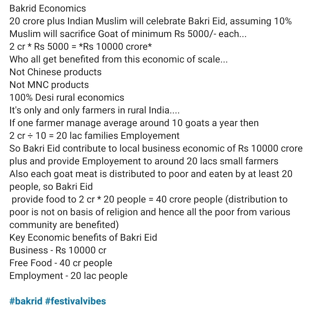 sampiralu's tweet photo. Bakrid https://t.co/mxwpK6osRf