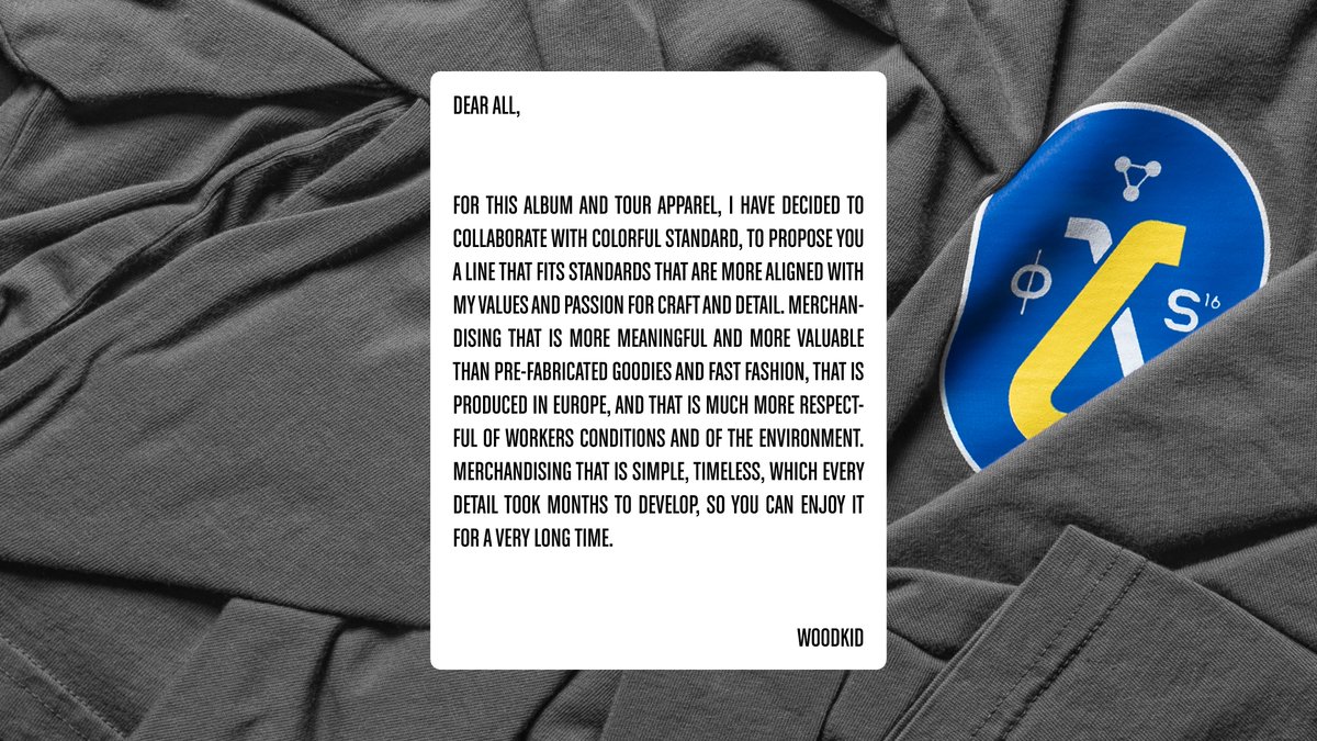 Woodkid's tweet photo. About my merch
https://t.co/SLhDA7cEL2
#WOODKID #COLORFULSTANDARD https://t.co/DTJHZvrrkB