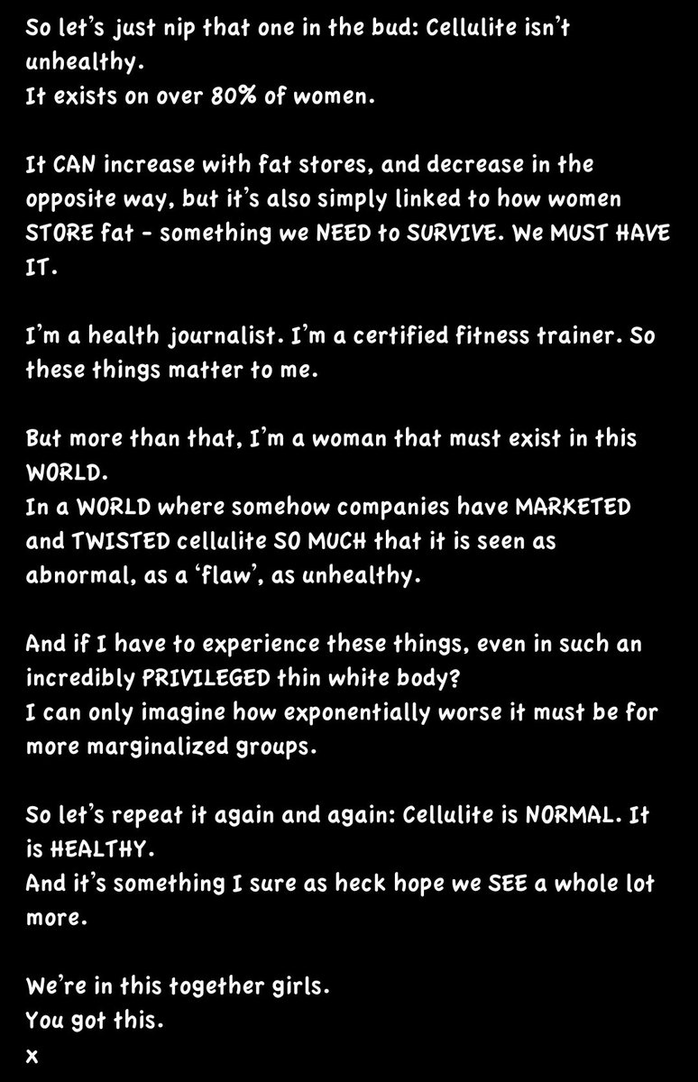 Simpatikuss's tweet photo. Samo ću da ostavim ovo ovde mili moji.
#celluliteIsNormal https://t.co/QG7Gtmyixs