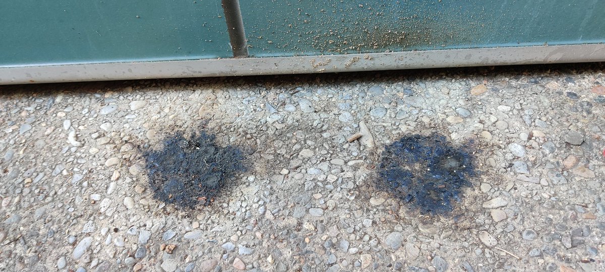 MissScarletTana's tweet photo. Standard photos of munitions impacts. #portlandprotest #pdxprotest #acabspring #defendpdx #portlandgestapo https://t.co/Ckkx1tQS4L