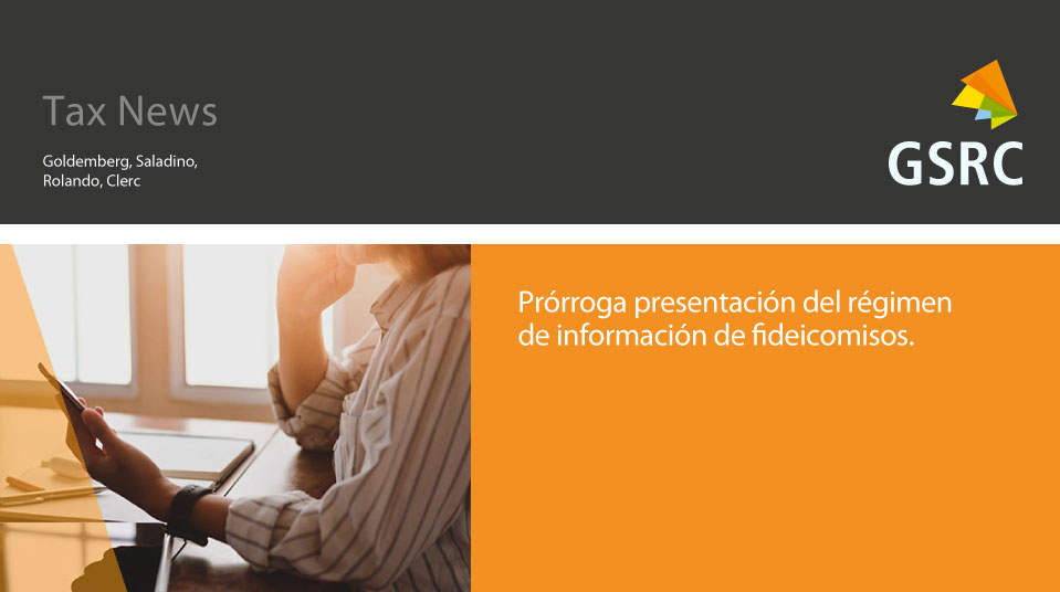 GSRCArgentina's tweet photo. Se extiende la fecha de presentación del régimen de información anual que debe ser cumplido por los sujetos que actúen en carácter de fiduciarios respecto de los fideicomisos constituidos en el país.

Más info https://t.co/BappGM4pDv

@AFIPcomunica #AFIP #BoletinOficial https://t.co/dsD6wradpP
