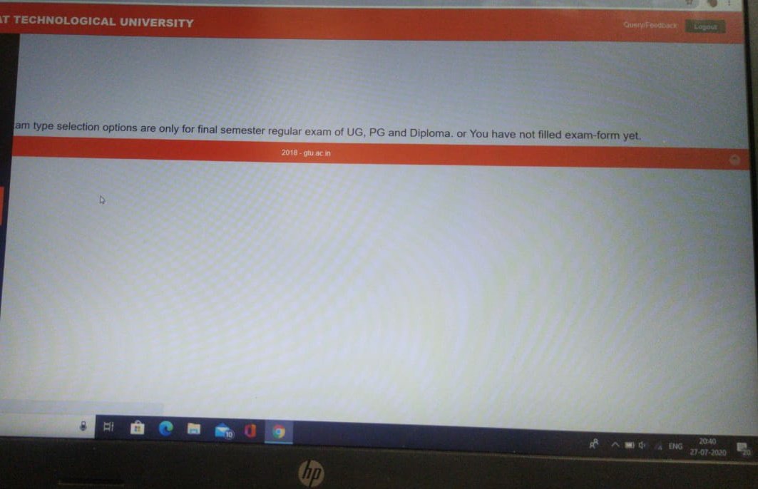 pb951357's tweet photo. Gtu ye kya he ek I'd password dene ke liye tum log ka server lag ho raha he toh exam kya khakh loge tum log
@GTUoffice https://t.co/ZxT42EZhu0