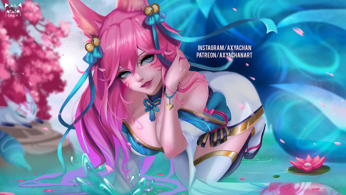 Spirit Blossom Ahri done! ✅
Would you like to see her half fox form too? :3
#leagueoflegends #lol #ahri #riotgames #spiritblossom  #spiritblossomahri #kitsune #chill #anime #art #illustration #cute #girl #japan #event #wallpaper #drawing #painting #ArtofLegends #art