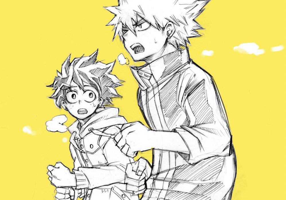 爆豪勝己 ,緑谷出久 「💤 」|シトリのイラスト