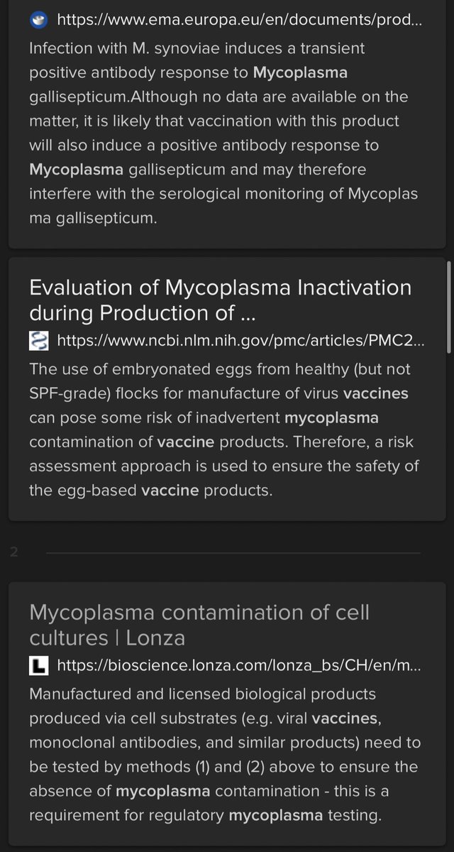 Y de preguntarán cómo es que todos tienen parásitos en la sangre. Bueno eso es fácil, Mycoplasma es el microorganismo por excelencia en contaminar las vacunas y medios de cultivo donde se desarrollan con mucha “seguridad” las vacunas.