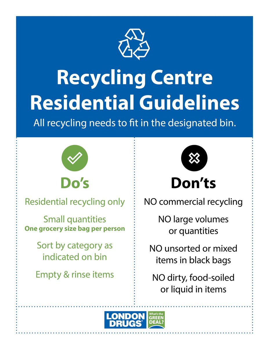The best day ever? Today you can start bringing your old products you purchased from <a href="/LondonDrugs/">London Drugs</a> to be #recycled. Plz make sure they are all clean and ready to go 😁 #environment #greenDeal #Vancouver #MondayVibes #earth #robsonstreet