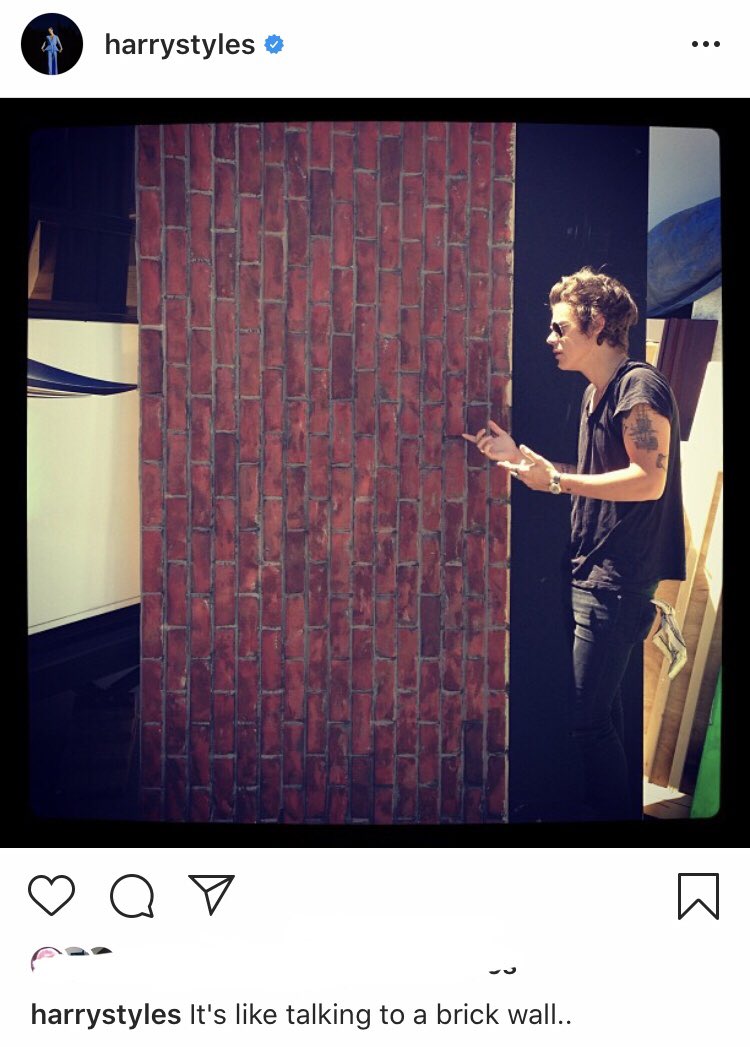 gryfflwt's tweet photo. razon número 479220 para amar a harry styles: sus chistes de abuelito en instagram https://t.co/dpmmgArbT3