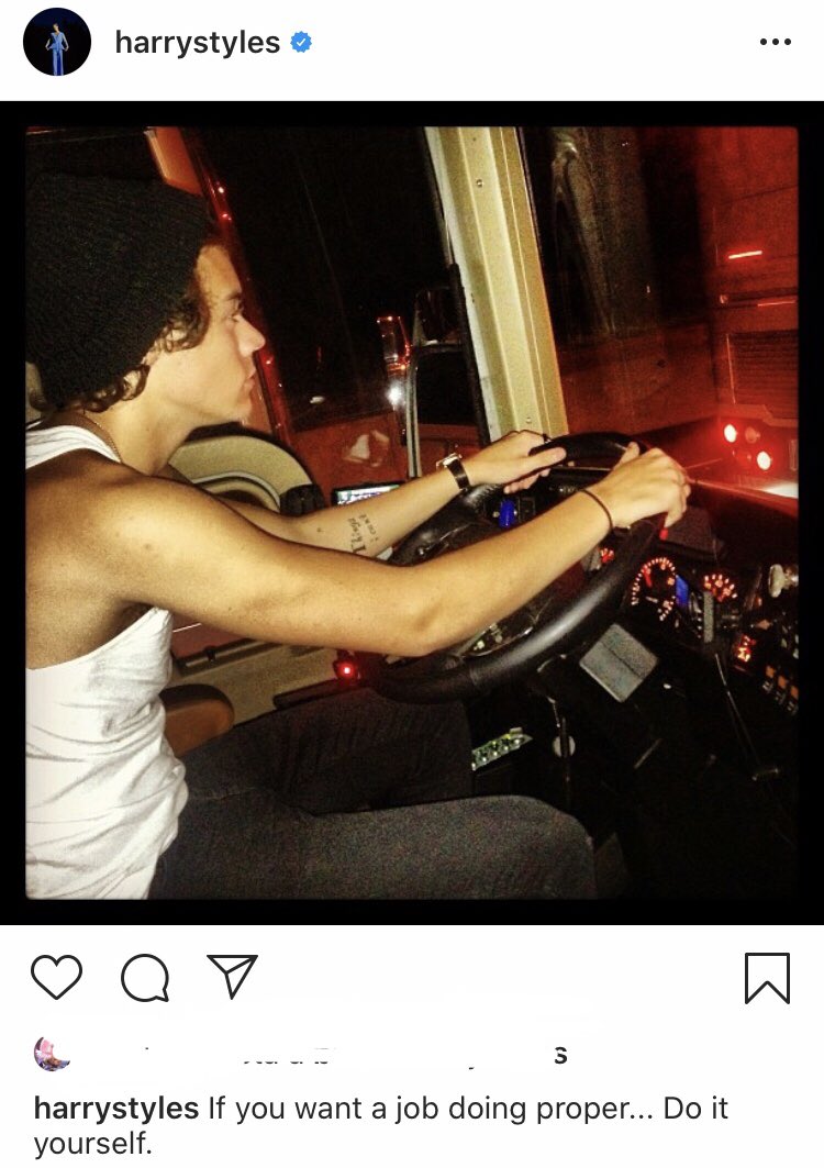 gryfflwt's tweet photo. razon número 479220 para amar a harry styles: sus chistes de abuelito en instagram https://t.co/dpmmgArbT3