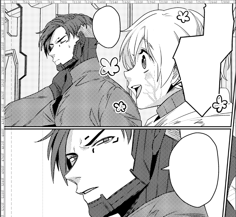 クリワト同人誌、トーンを入れるとだんだんと漫画になってくる!? 