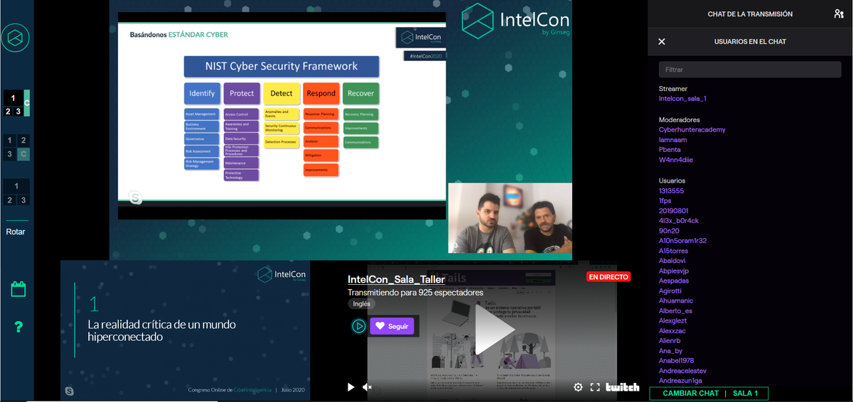 DerechodelaRed's tweet image. +1.500 personas en #IntelCon by @gIntelSeg