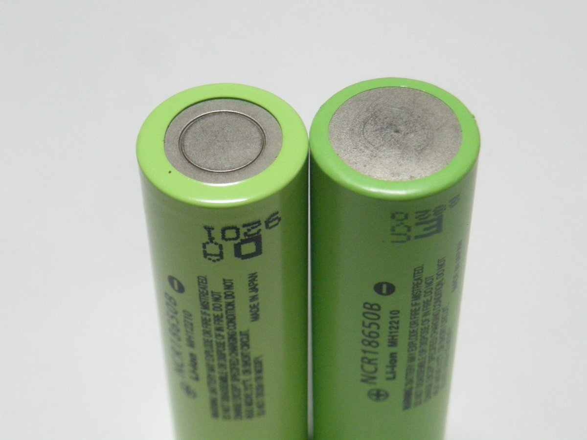 正規認証品!新規格 NCR18650B 3500ｍAh テスラモデル リチウムイオン充電池 2本以上の販売