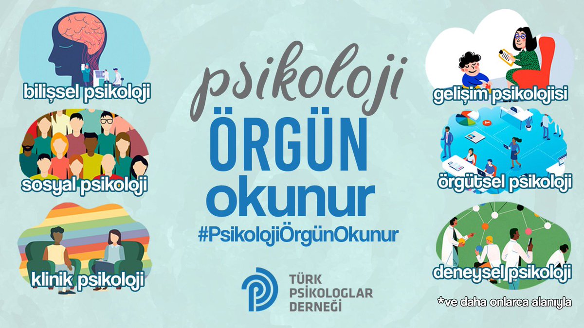 İlk günden bu yana ısrarla, inatla ve sabırla aynı şeyi söylüyoruz. 

#PsikolojiÖrgünOkunur