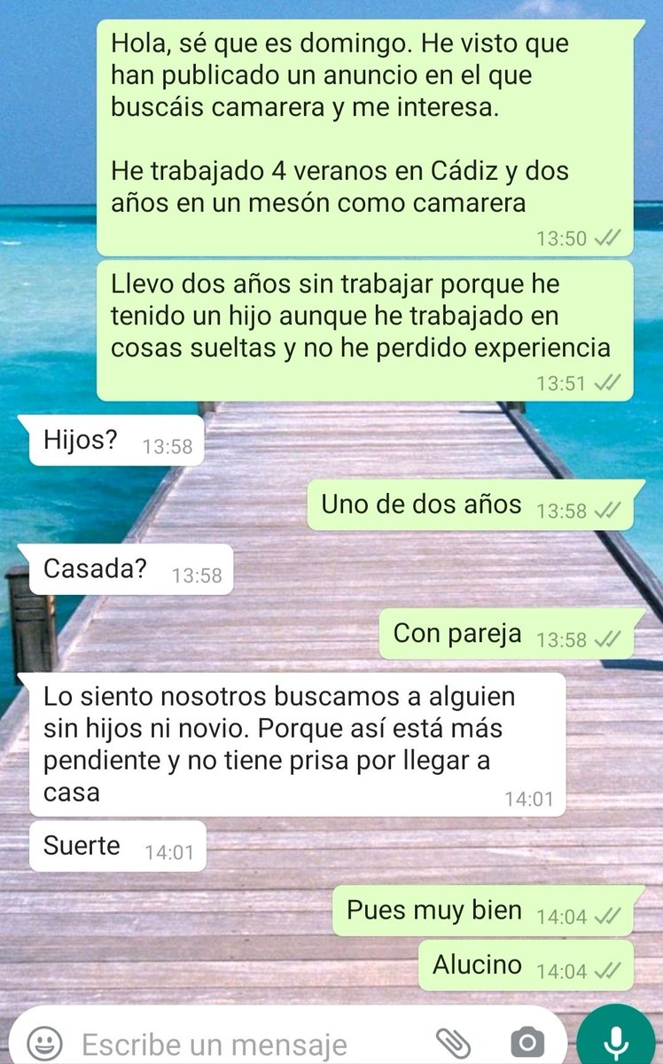 JobsMierda's tweet image. "Lo siento, buscamos a alguien sin hijos y sin novio"