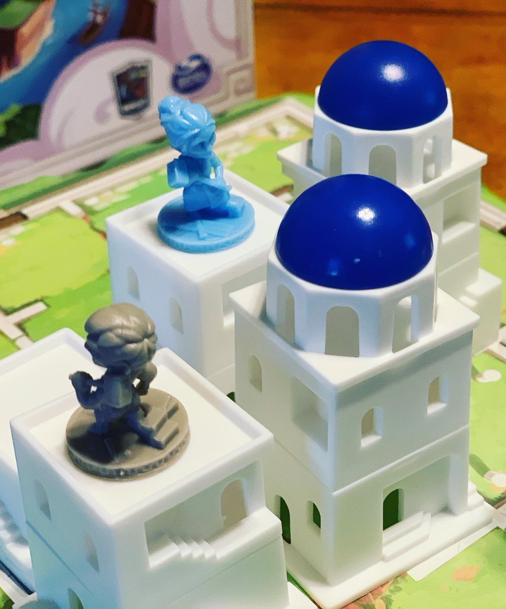 LostGravityGms's tweet photo. Santorini from @roxleygames and @spinmastergames is a beautiful battle to reach the top of this coastal Greek city.
#lostgravitygames #boardgames #games #tabletopgames #gameday #gamenight #familygames #gaming #playmoregames #bgg #boardgamegeek #santorini #roxley #spinmaster #gods https://t.co/IMxjgk0mgK