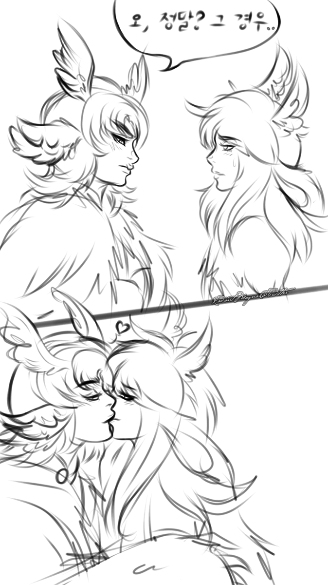 RadiantMagnai's tweet photo. oops my hand slipped ---;;

#Dappervolk #NPCxOC #Astra #Solaire #harpy https://t.co/hMW9M3PA1Y