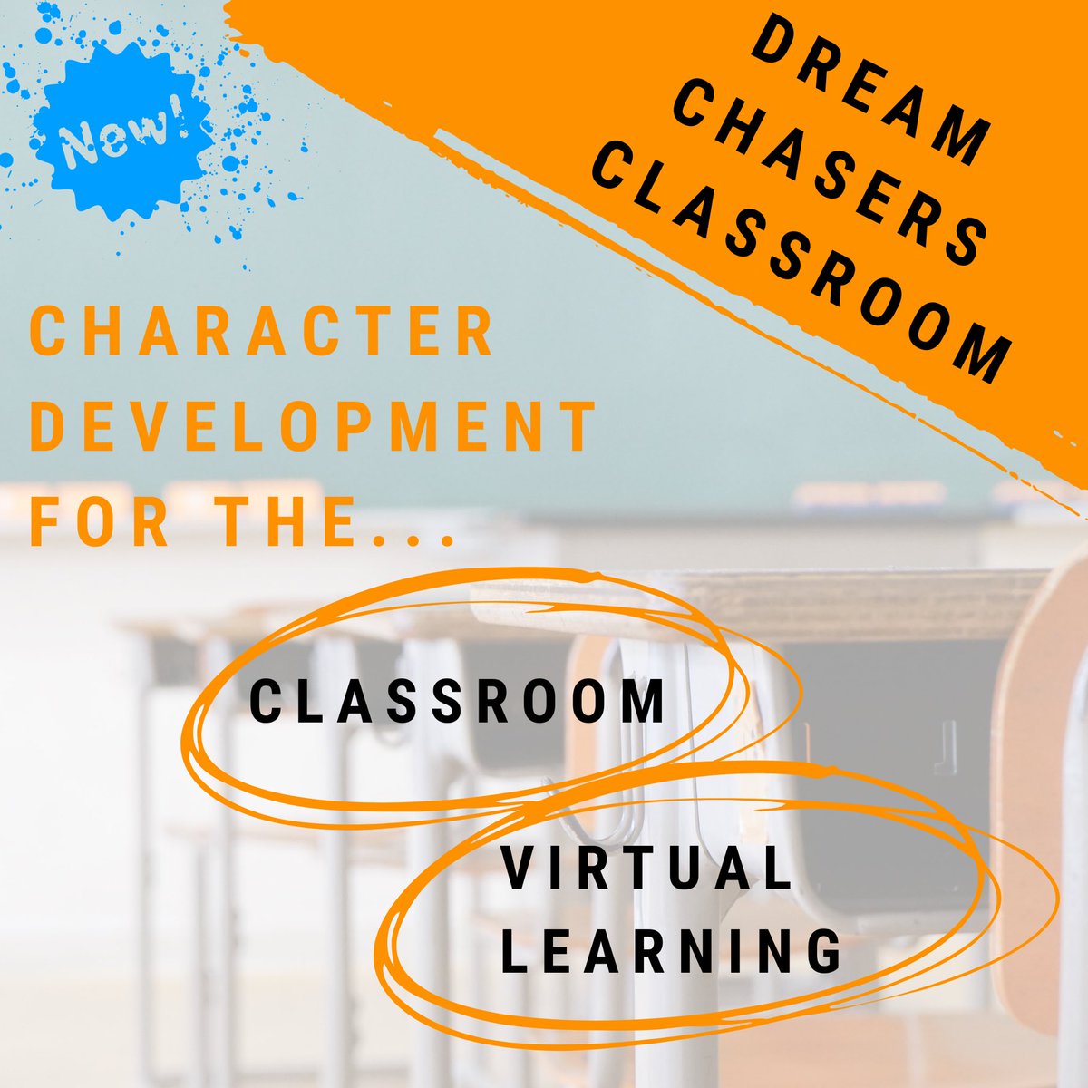 We have a NEW program available for in-class or virtual learning format to help empower more youth to be Dream Chasers!
DreamChasers.org/classroom

#virtuallearning #students #socialemotionallearning  #inspire #parents #Schools #impact