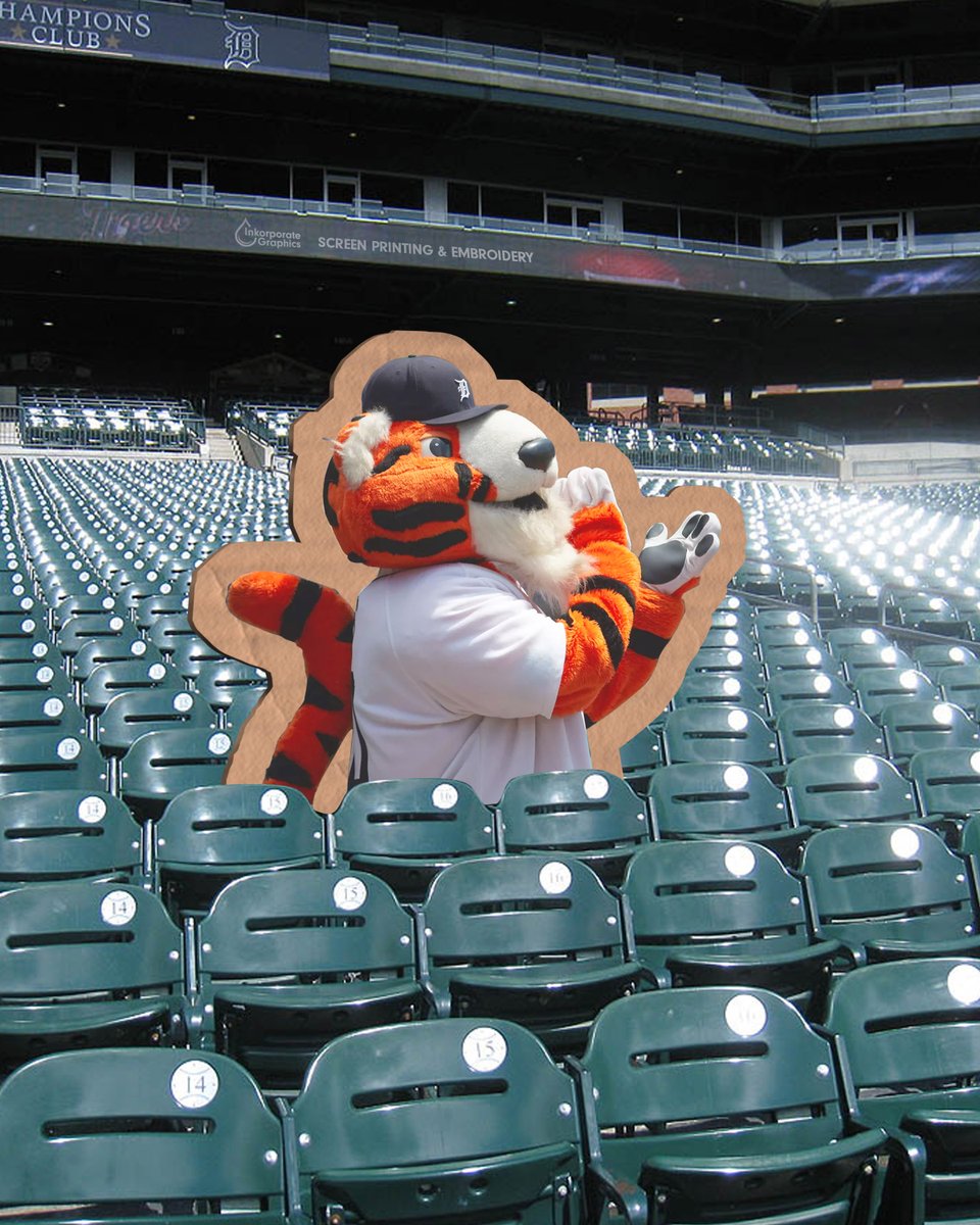 InkorporateG's tweet photo. Happy Opening Day!

Although there's no fans attending (except for the cardboard ones) we know a lot of people will still be celebrating Downtown! Have fun &amp; stay safe! Eat 'em up Tigers!
#openingday #openingday2020 #detroittigers #gotigers #eatemuptigers #tigersbaseball https://t.co/UmZytNA5bf