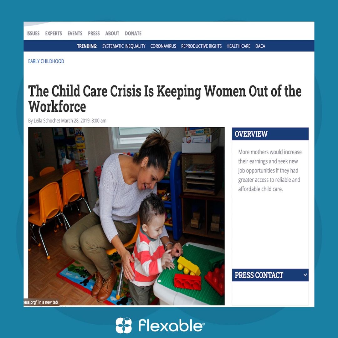 As working mothers, we understand the struggles and real fears that parents are facing while working from home and caregiving. Flexable is here to help support working parents fit life and work together  buff.ly/389A5yG #flexablecare #childcare