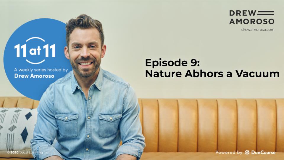 drewamoroso's tweet photo. The idea that “Nature abhors a vacuum” is a concept in physics that we can use to create and fill a need to change our #workday thoughts, work environment, or workplace relationships. Join us today at 11am pst for a live 11-minute webinar on how to do it: https://t.co/2ZzRoga96i https://t.co/DdLOwCTaOp