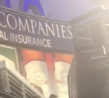 michaelschwab13's tweet photo. Here’s an appetizer to help you while you wait. Screenshots from the high resolution video. 

Look at what’s on the monitor and also look at the signage in the back. To me it looks like it is aimed at the catcher with the batter. The signage shows it’s the new Yankee Stadium. https://t.co/AYppXCrjGJ