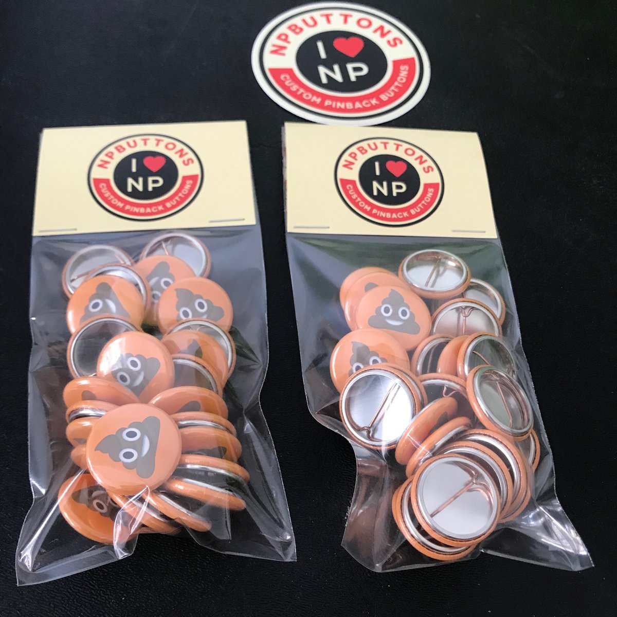 npbuttons's tweet image. I've had one customer in Hawaii order these poop emoji 1" pins several times. Sometimes I like to daydream about where my pins have traveled. How many Countries, How many Miles, etc.