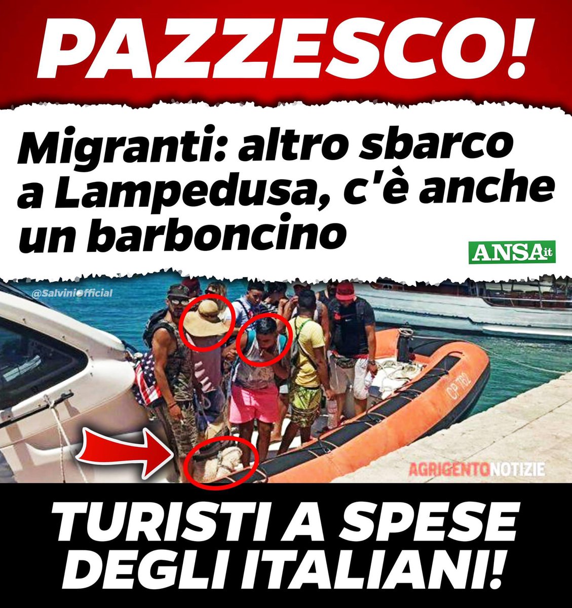 matteosalvinimi's tweet photo. Sigaretta, cappello di paglia e barboncino al guinzaglio. Siamo su “Scherzi a parte”? https://t.co/QwrlErJ6ay