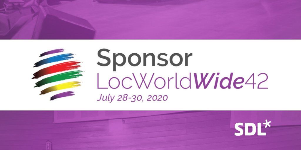 RWSGroup's tweet photo. Tune in for our #LocWorldWide42 session, 'The Intelligent Translation Era: Unleashing Digital Acceleration' on Wednesday, Jul 29, 2020, at 12:30 pm CEST. Learn more: https://t.co/AF17TrhZkk With [@LocWorld] #t9n #xl8 #L10n #translation #localization #SDLEvents https://t.co/r95xvt1yI7