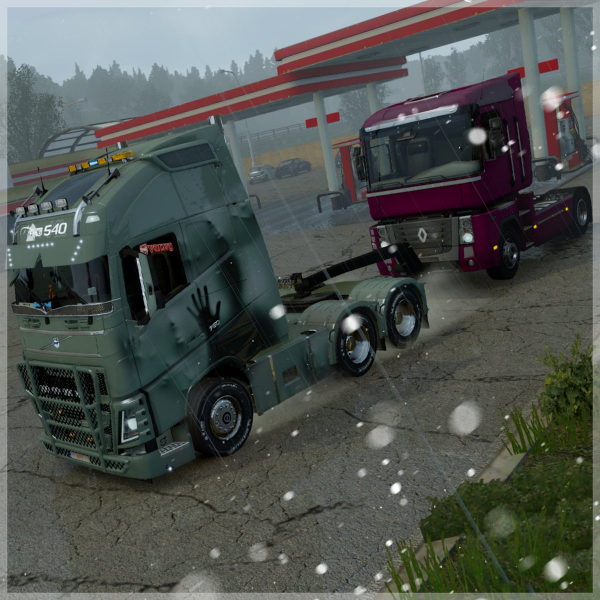 arrowsrealm's tweet photo. Under all circumstances I can rely on my #volvofh! @SCSsoftware @VolvoTrucks #FHTuningPack #ets2 #eurotrucksimulator2 https://t.co/oxkdRMx5wl