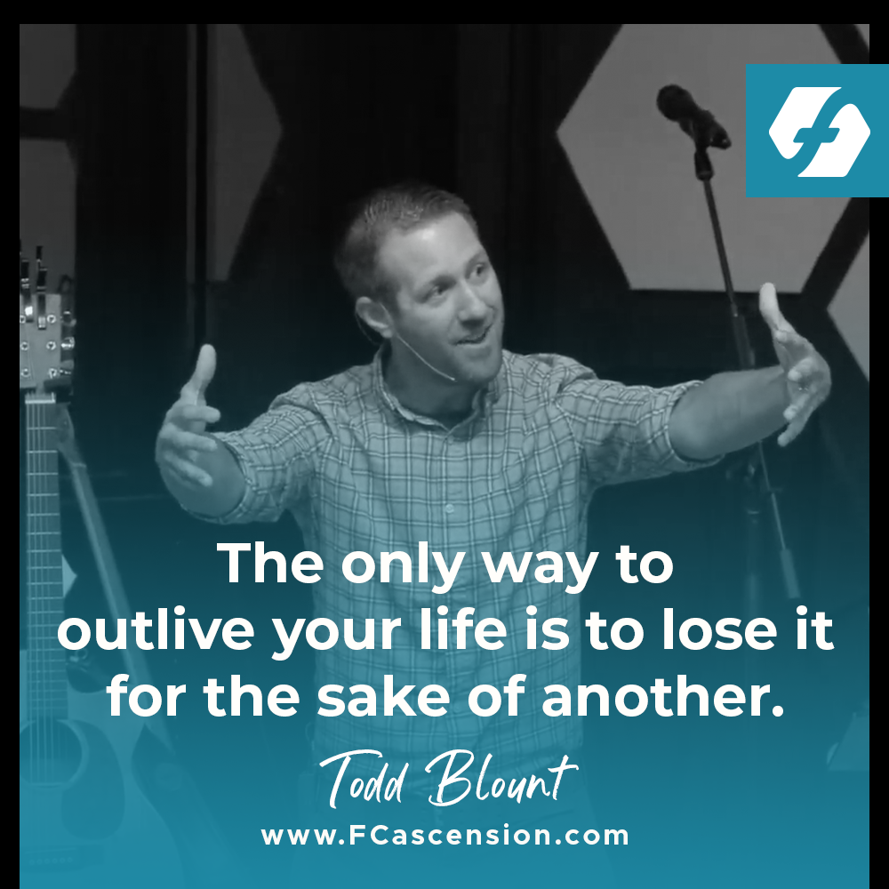 fellowshipla's tweet photo. "The only way to outlive your life is to lose it for the sake of another." -Todd Blount

[Reminder] Register for this Sunday's services at: https://t.co/PgBFZAbZ0F https://t.co/FdJDwgENRK