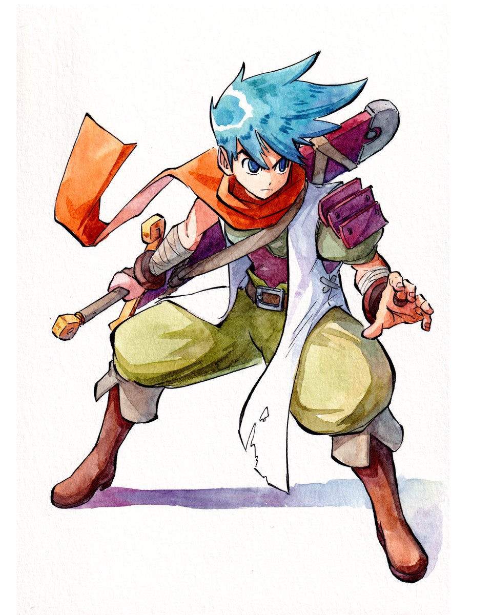 「Ryu Breath of Fire III 」Marcel Mosqiのイラスト