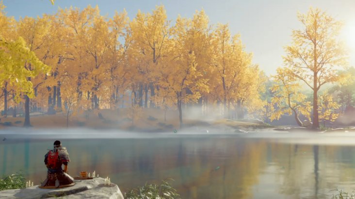 Let's talk about MERIHARI (メリハリ) AND IMMERSION IN GAMES using Ghost of Tsushima. /thread-----Ghost of Tsushima is a modern best-in-class for immersion and merihari. It might not be the most innovative game, but it has clear EXPERIENTIAL PILLARS that permeate the experience.