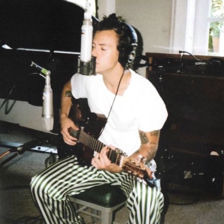 Harry & Freddie at the studio