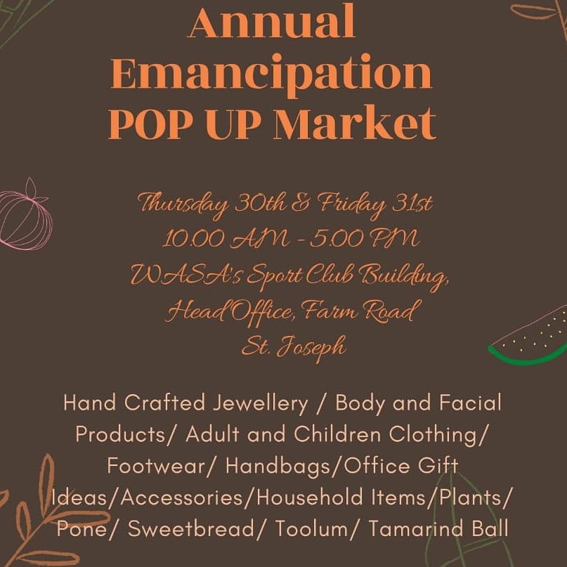 We would be attending this, so you guys could come and feast your eyes and take home some of these wonderful items.
#dddesigncafe #trinidadandtobago🇹🇹 #wasasportsclub #emancipation #handcraftedgoods #buylocal #blackowedbusiness #popupmarket
instagram.com/p/CDJyAdVJwO9/…