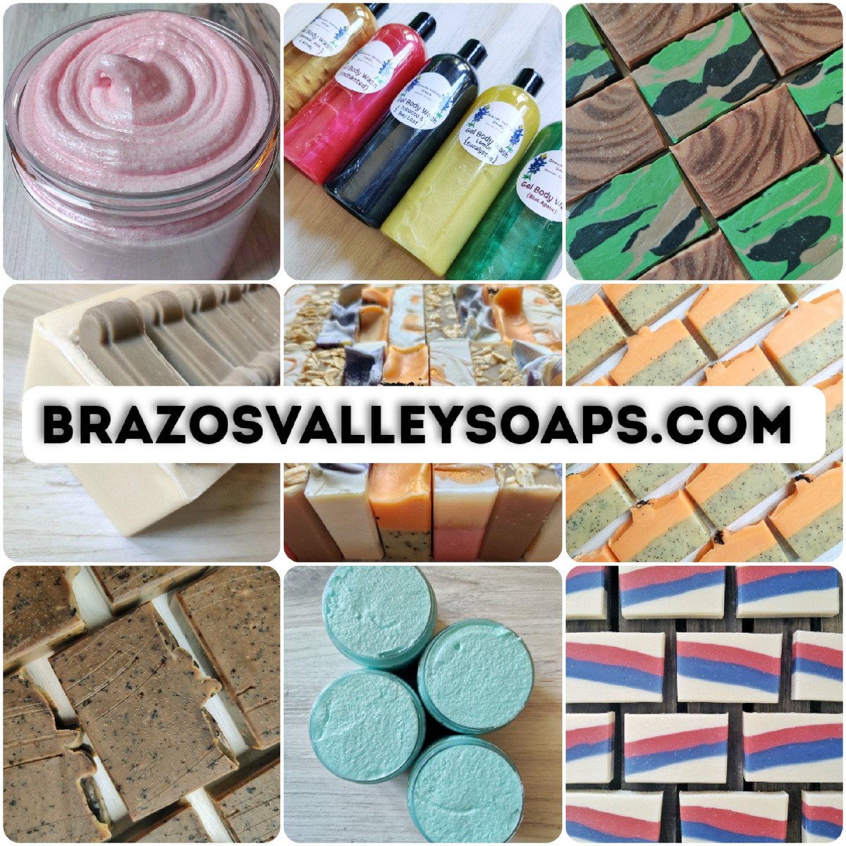 SoapyBabe17's tweet photo. @lizmtejada 😊😊 Brazos Valley Soaps is my company - just celebrated my 4th anniversary! https://t.co/yjZk3F3tWk