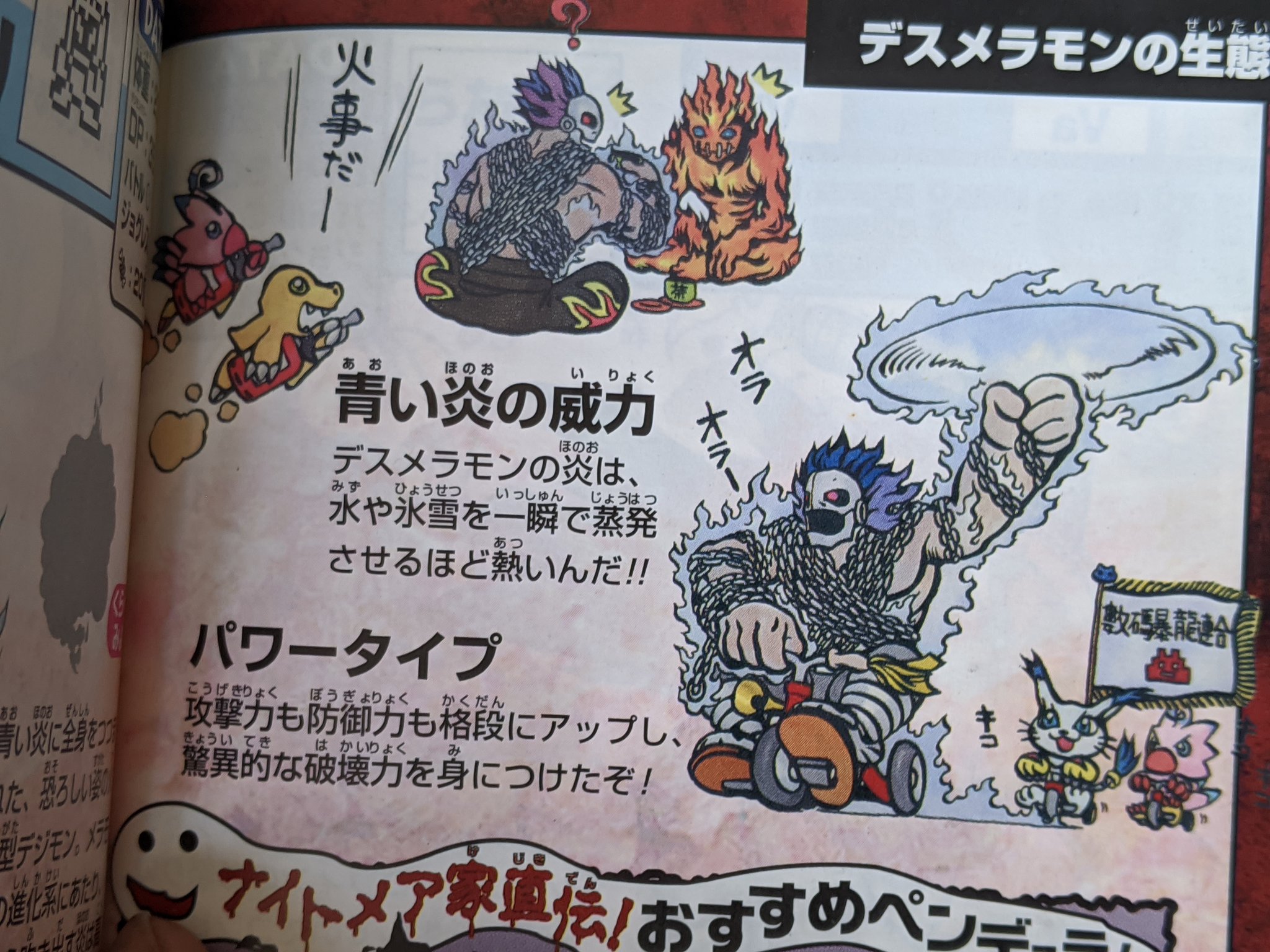 Byron Either You Know Or You Don T Digimon Pendulum Nightmare Soldiers Guide Artbook Still Found Theought It But I Like How Each Mon Page Features Side Artwork Showing Them Doing Something Outta