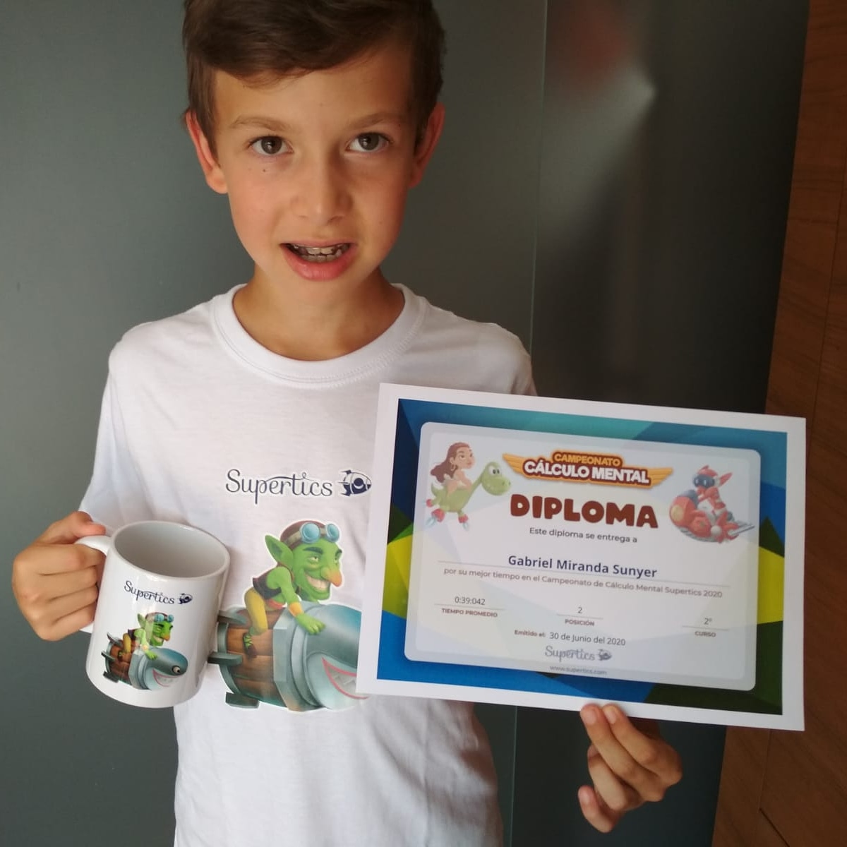 JMirandaAsensio's tweet photo. Mi campeón Gabriel de #calculomental @supertics @BellLlocdelPla https://t.co/E6JGfnk1nZ