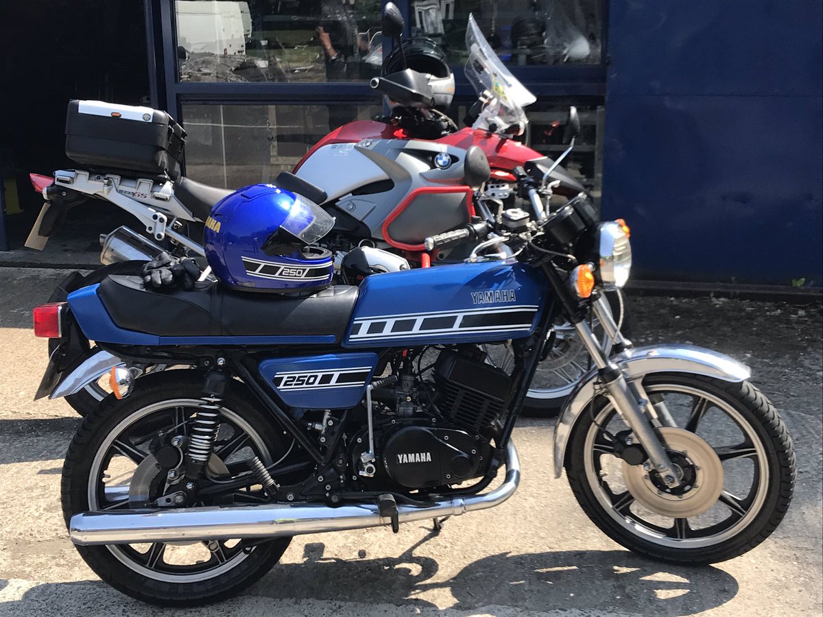 Past bike (like my first) meets my current.