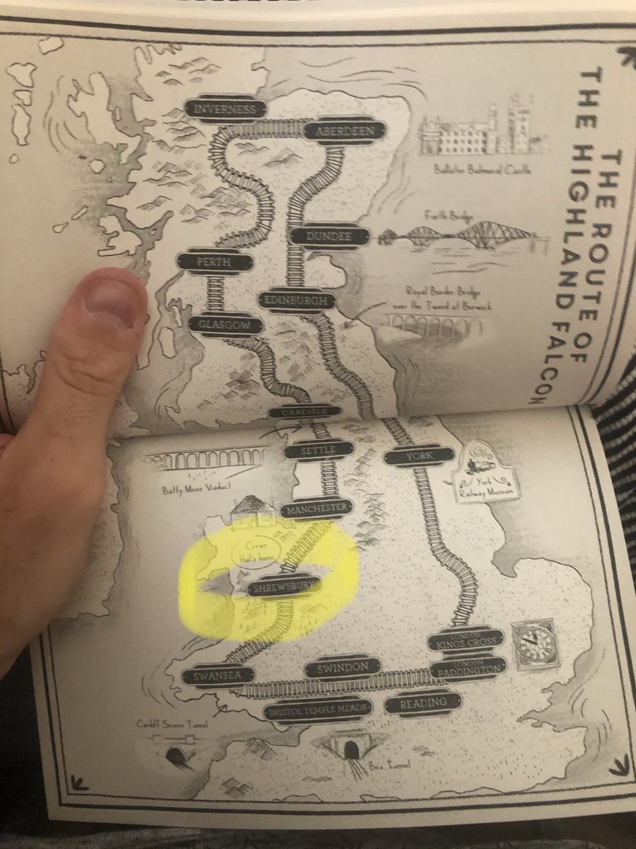 Any book that includes the motherland gets my attention! #Salop 

Great little mystery story from @MGLnrd and @samuelsedgman 🚂 #TheHighlandFalconThief