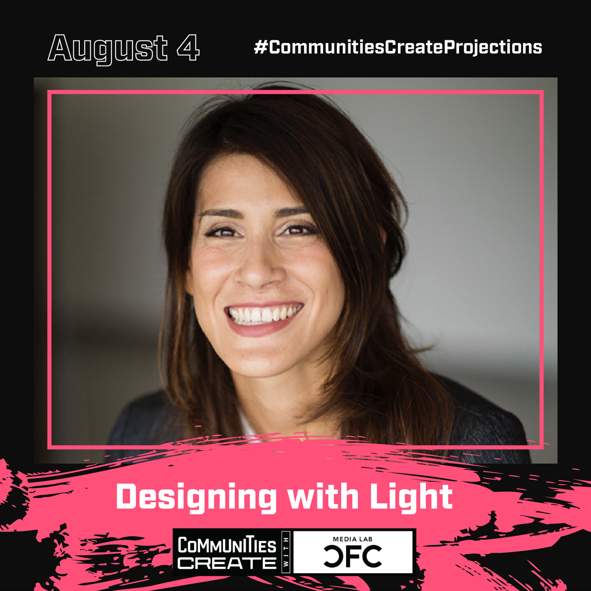 the_studioTO's tweet photo. โก๏ธNEW WORKSHOP ALERT! Our #CommunitiesCreateProjections week begins on August 4 at 12PM EST! Join us with Emma Lรณpez Hechem of @AvaInMotion and @cfcreates @cfcmedialab ...Get your tickets NOW! ๐https://t.co/vQXPaDYveb #CommunitiesCreate https://t.co/6C9XAAZRHK